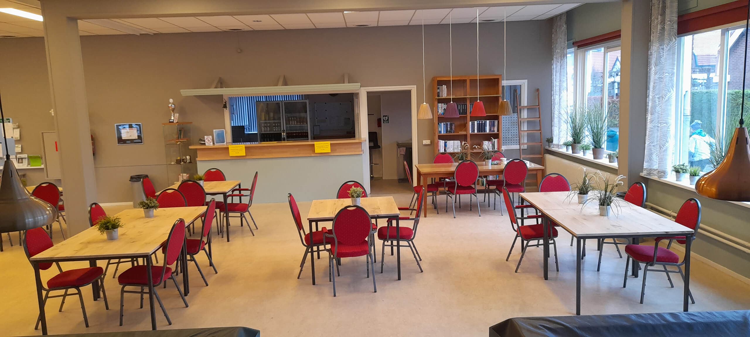 sfeer foto van de zaal