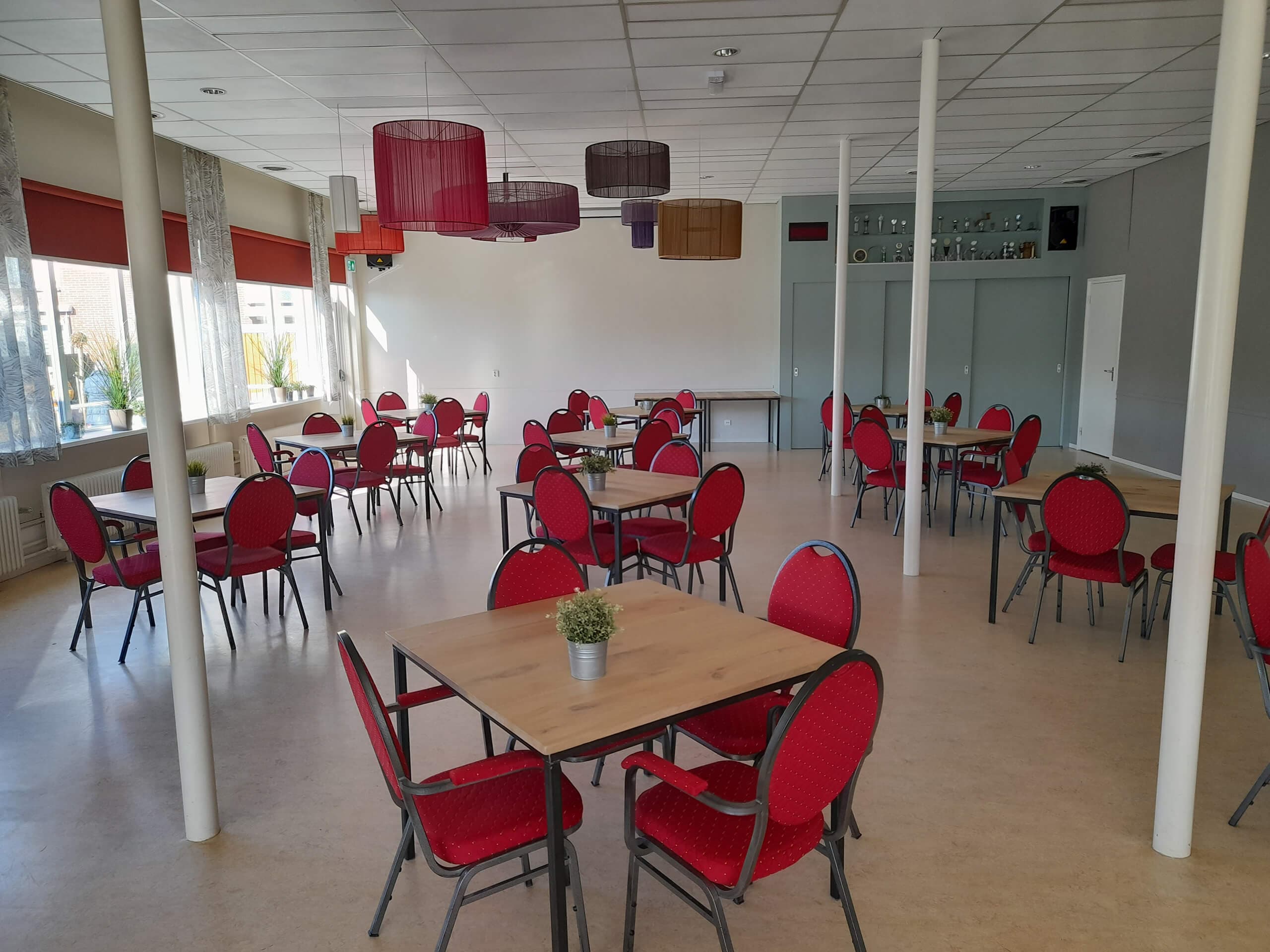 sfeer foto van de zaal